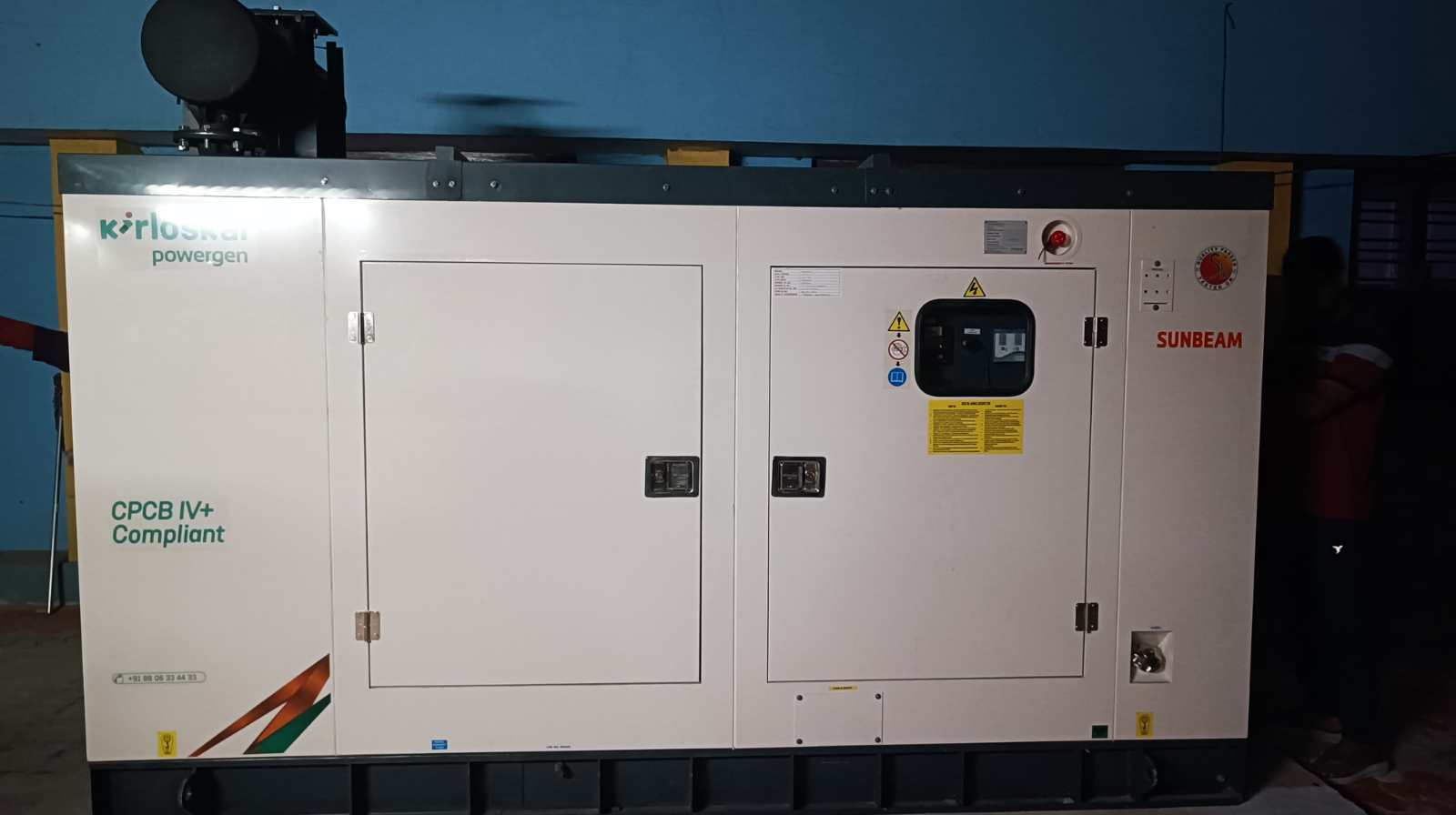 125 kVA Kirloskar Silent Diesel Generator